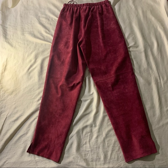 Terry Lewis Classic Luxuries genuine suede leather pants size 8 - Picture 8 of 9